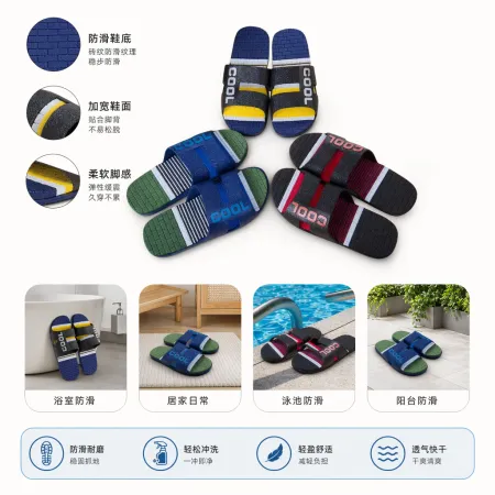 Colorful summer anti-slip soft-soled home beach flip-flops for both men and women Colorful summer anti-slip soft-soled home beach flip-flops for both men and women